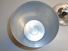 Vintage WEST BEND ALUMINUM COOKIE CANNISTER - ALL SILVER — photo 8