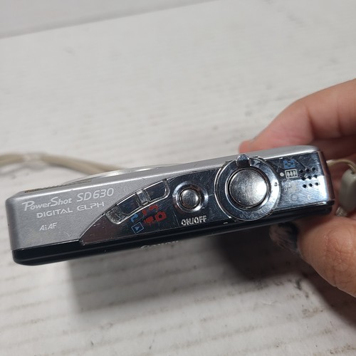 FOR PARTS - Canon PowerShot SD630 6.0MP Digital ELPH Camera - Picture 4 of 7