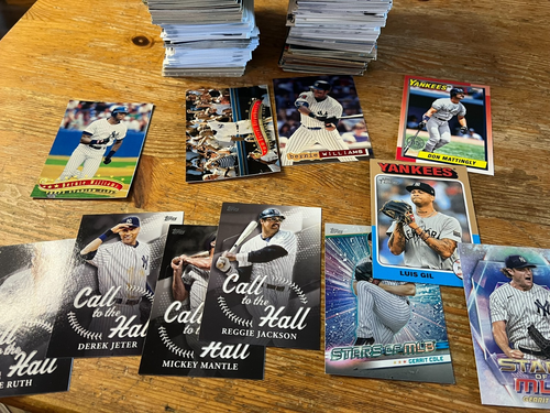 New York Yankees Baseball Card Lot 400+ Cards Stars Rookies 1970s - 2020s - Picture 6 of 8