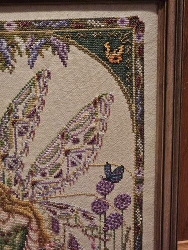 Black Swan Designs Lily Pond Dreams Cross Stitch Completed Cross Stitch - Picture 2 of 11