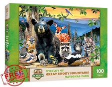 MasterPieces Smoky Mountains Puzzle, 100pc Kids 6 Great Smoky Park