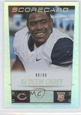 2014 Panini Hot Rookies Rookie Scorecard 89/99 Ka'Deem Carey #390 z6b