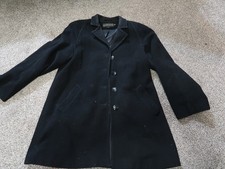 Kristen Blake Black Wool Coat Jacket size 12 Mid-Thigh Pea Coat