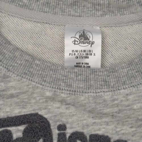 Disney Parks Sweatshirt 2025 WDW Halloween Mickey Mouse Ghost Gray Adult Large - Picture 3 of 4