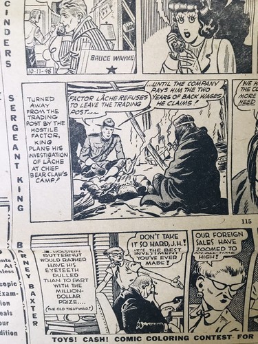 1948 Philadelphia Daily News Comic Strip Page; Nancy, Ella Cinders, Sgt. King,+ - Picture 4 of 18