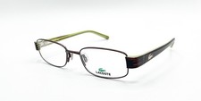 NEW LACOSTE LA12237 BR BROWN AUTHENTIC EYEGLASSES 51-18
