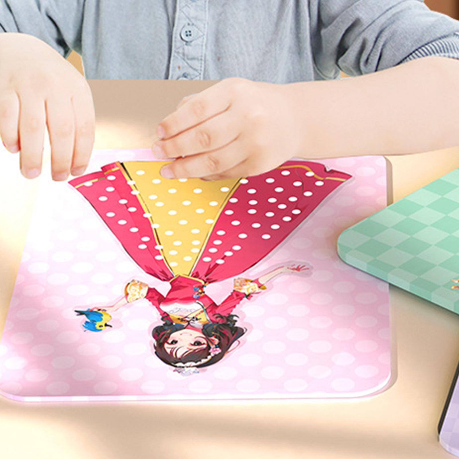 Kinder Kunst Bildung Buch Zum Selbermachen Malen Aufkleber Handwerk Spielzeug Prinzessin Kleid 3D