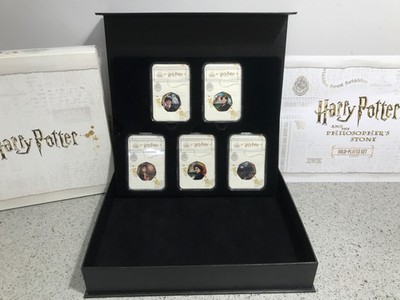 Harry Potter PHILOSOPHER'S STONE GOLD-PLATED SET Ltd Edit Westminster Collection