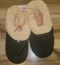 NWT Dearfoams Faux Fur Slippers 9/10