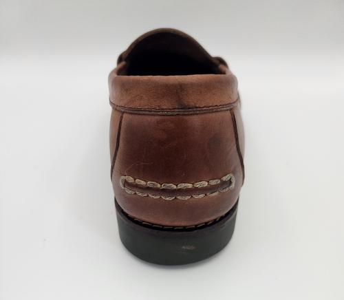 Polo Ralph Lauren Leather Penny Loafers Slip On Men's 13D Brown Academia - Picture 5 of 24