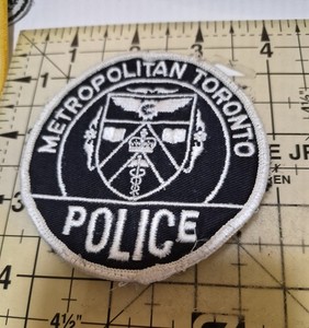 Metropolitan Toronto Police Patch Ontario Canada .