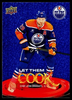 2025-26 Upper Deck Leon Draisaitl Let Them Cook #LTC-12 Speckle | eBay