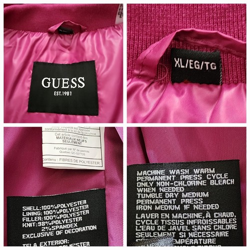 Chaqueta acolchada rosa Guess para mujer - talla XL - Imagen 8 de 10