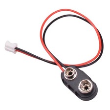 9V PP3 Battery Clip 150mm with 2-Pin Plug