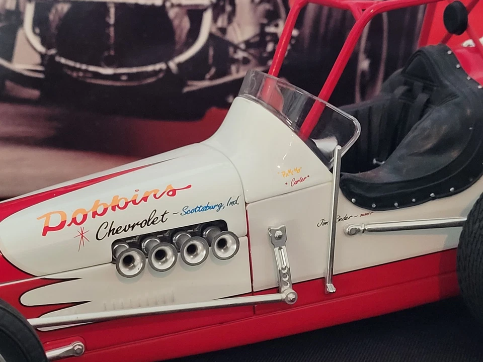 Pancho Carter #10 Dobbins Chevrolet Dirt Champ Car GMP 1:18 Diecast, 72/750 - Image 3 of 4