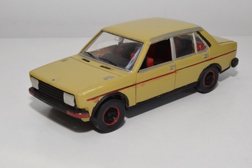 B63 1:24 BBURAGO BURAGO 140 0140 FIAT 131 MUSTARD YELLOW EXC. COND. REPAINT - Bild 1 von 10