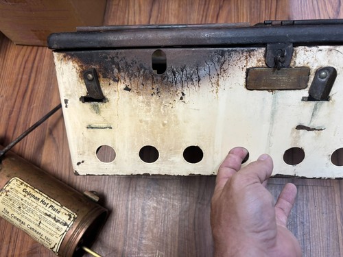 Coleman Hot Plate 391A stufa vintage ottime condizioni FUNZIONA BENE! - Foto 9 di 15