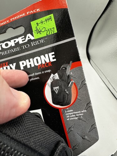 NOS Topeak HANDY Phone TOOL KEY Pack Pouch Bicycle Bike Handlebar Bag W/Mount - Picture 5 of 6