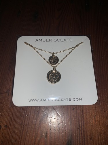 Amber Sceats double coin necklace | eBay