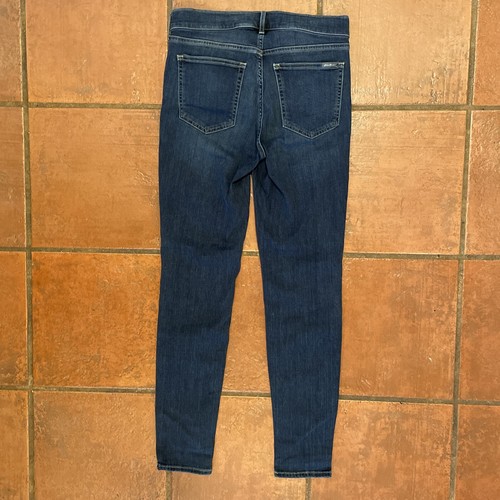 Jeans da donna EDDIE BAUER taglia 6 leggermente curvy skinny caviglia scuro lavaggio denim blu - Foto 9 di 10