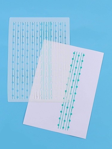 1pc 8"x11" Stencil / Template - (S250) Streamer - Picture 4 of 6