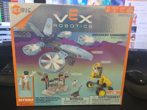 HexBug Vex Robotics Discovery Command Explorer Stem Starter 225 Pcs 2017 * - Picture 1 of 2