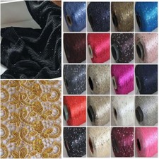 New Sale 1Cones 500gr High Quality Shiny Sequins Lace Shawls Crochet Yarn