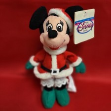 Santa Minnie Mini Bean Bag The Disney Store