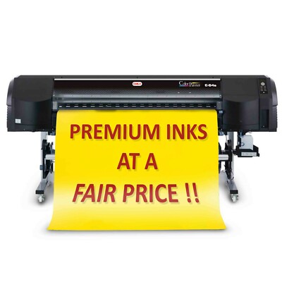 6 x 500ml E-64s OKI ColorPinter Compatible OKI IP5 SX ink bags