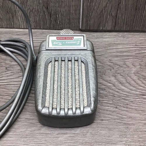 Vintage 1960's Radio Shack Economy King Deluxe Crystal Microphone - Picture 7 of 10
