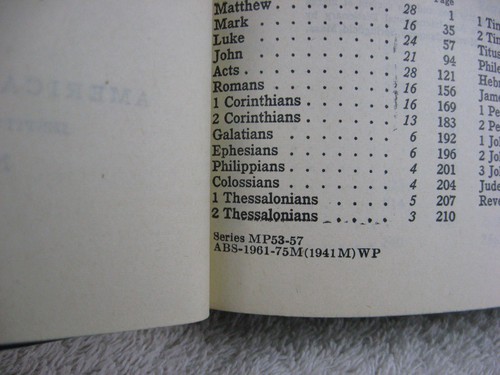 US Naval School Officer Candidate Holy Bible Maps~1961? - Picture 5 of 12