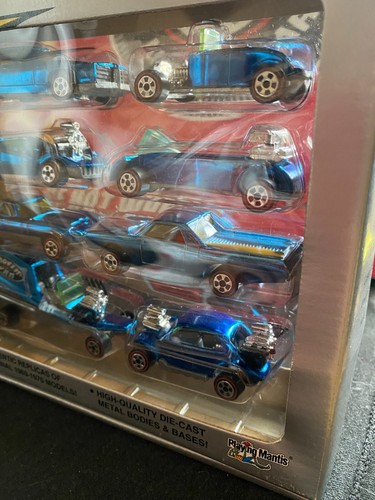 Johnny Lightning FAO Schwarz 8 car set in Blue Chrome Commemorative Limited Ed. - Picture 3 of 6