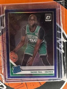 2019/20 Donruss Optic TACKO FALL "RATED ROOKIE" Purple Holo Prizm RC Rookie #161