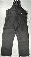 NWT Berne 3XL 54-56 Heritage Insulated Black Duck Bib Overalls B415BK B415BKR