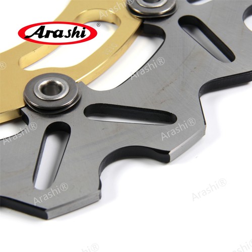 Rotores de disco de freno delanteros traseros Arashi para Yamaha YZF R7 2022 / FZ-09 2014 - 2017 - Imagen 6 de 16