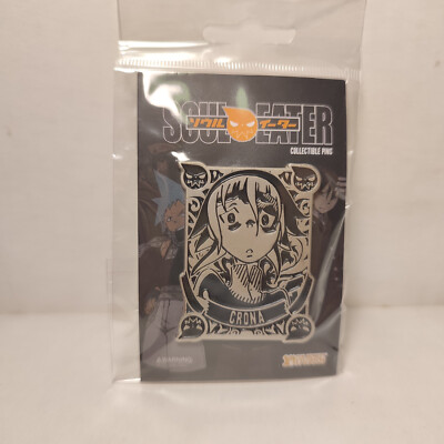 Soul Eater Crona Gray Enamel Pin Official Anime Collectible Metal Badge Figure
