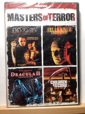 Masters of Terror (DVD, 2011) Halloween H2O - Hellraiser Inferno - Dracula II ++