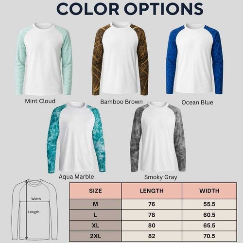 Personalized UPF50 Fishing Shirt M-2XL | Custom Logo | Fish Hook Design | UV Tee - Picture 5 of 10