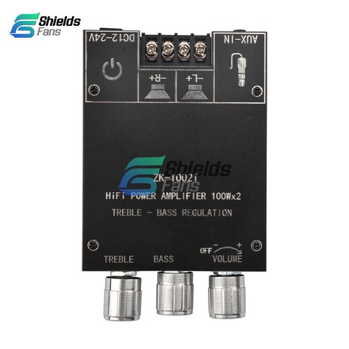 ZK-1002T/ZK-TB21 Bluetooth5.0 Audio Power Amplifier Module 100W*2 50W*2+100W~ - Picture 8 of 33