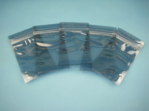 200 Anti Static Shielding ESD Zipper Bags 1.5" x 2.8"_40 x 70mm_INTERIOR SIZE - Picture 3 of 12