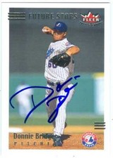 Donnie Bridges autographed Baseball Card 2002 Fleer Triple Crown Stars #203