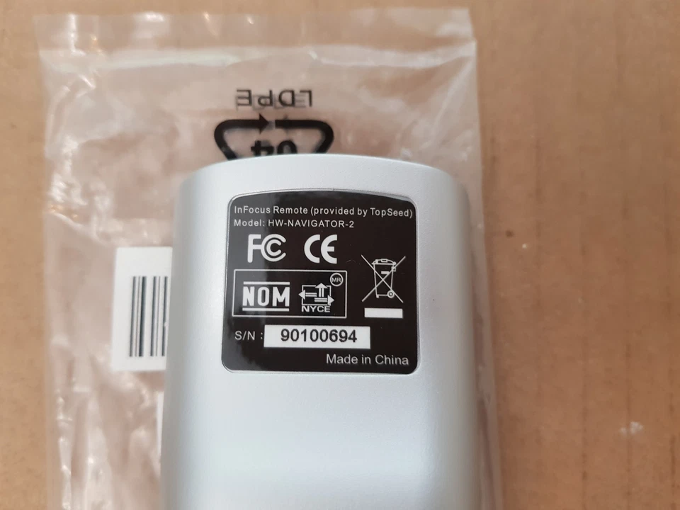 INFOCUS 590-0978-00 HW-Navigator-2 Genuine OEM Original Remote CONTROL N2-1X - Image 4 of 4