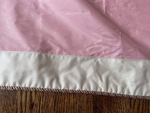 Custom Made Pink Curtain Scarf Lined - Picture 6 of 9