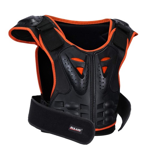Kids' Dirt Bike Chest Protector & Full Body Armor Jacket – Adjustable, Comfortable & Super Safe For Motocross & Outdoor Sports