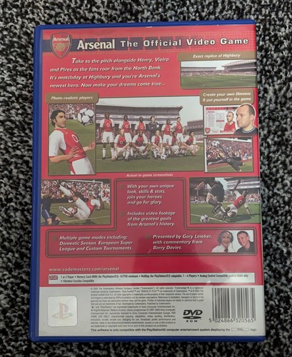 Playstation 2 Club Football: Arsenal Edition - Sony PS2 (2003) - Picture 2 of 5