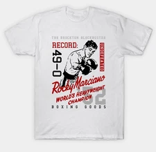 Rocky Marciano boxing artwork T-shirt Unisex Tee All sizes S-5Xl