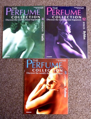 3 x DEAGOSTINI THE PERFUME COLLECTION Magazines