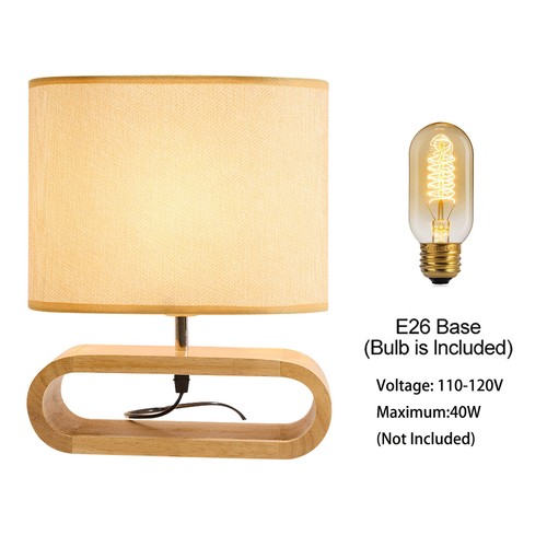 Modern Bedside Table Lamp E26 Base Nightstand Lamp for Bedroom, Living Room 1X? - Picture 12 of 18