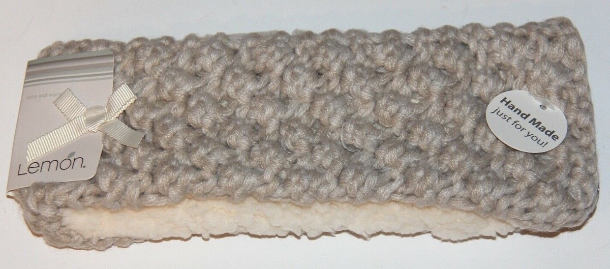 その他 soor ploom Knit Headband MEADOW Lemon Women's Popcorn Meadow Hand Made Knit Headband - One