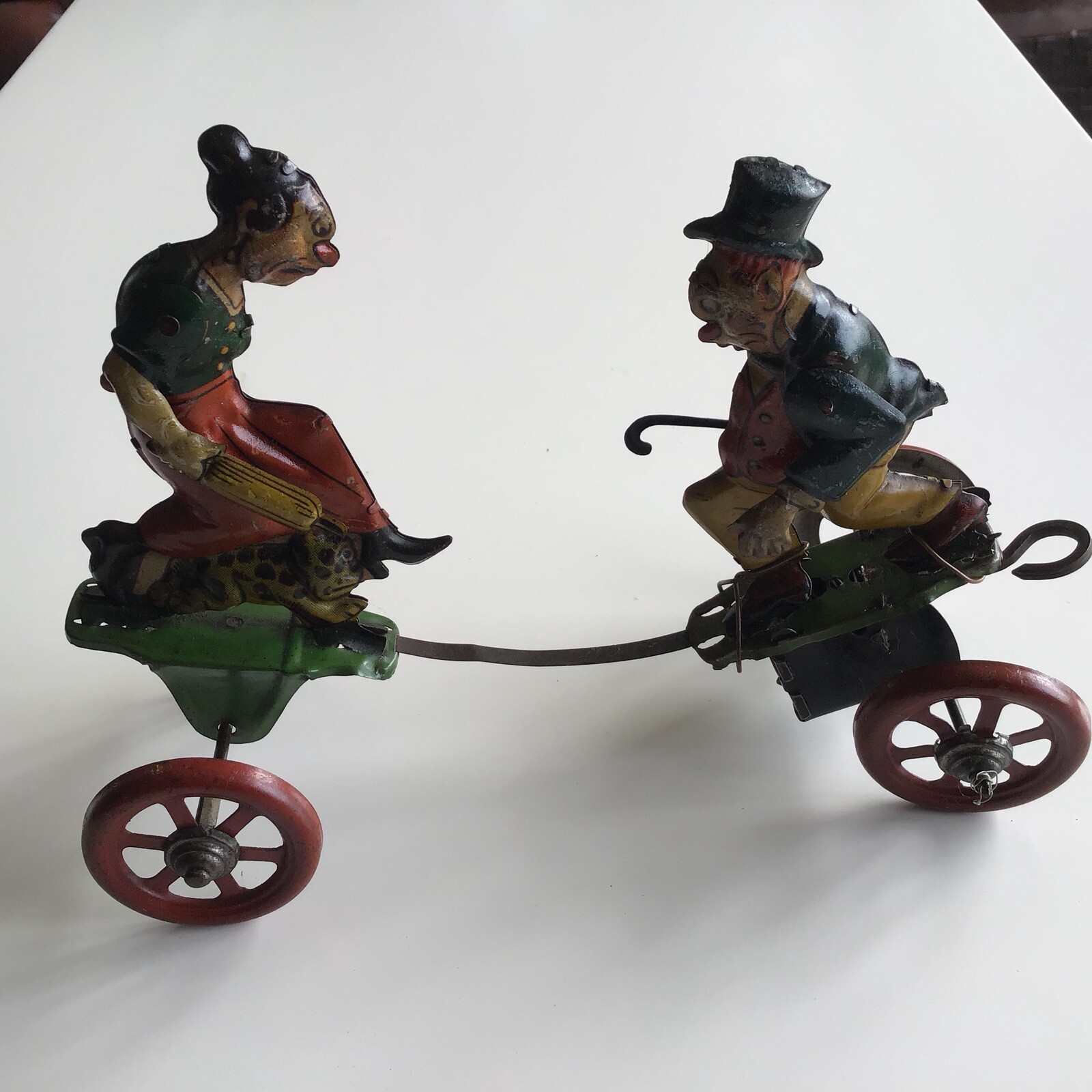 Antique Tin Plate Wind Up Flexible Toy Antique Tin Plate Wind Up Flexible Toy